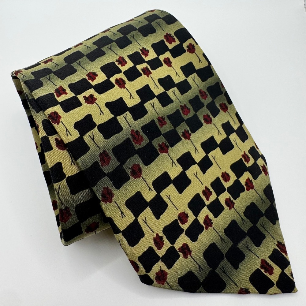 VINTAGE J. Garcia Mens Silk Tie Banyan Trees II Collection Fourteen Jerry Garcia